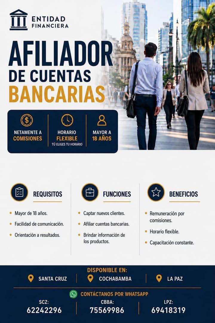 AFILIADOR DE CUENTAS BANCARIAS