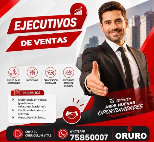 BUSCAMOS EJECUTIVOS DE VENTA
