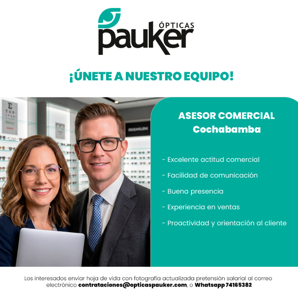 ASESOR (A) COMERCIAL