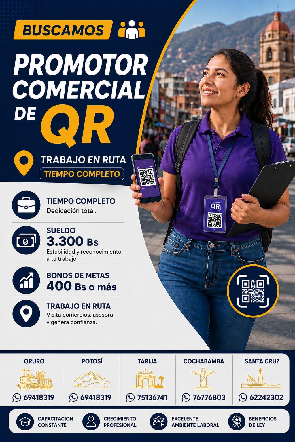 PROMOTOR COMERCIAL - QR