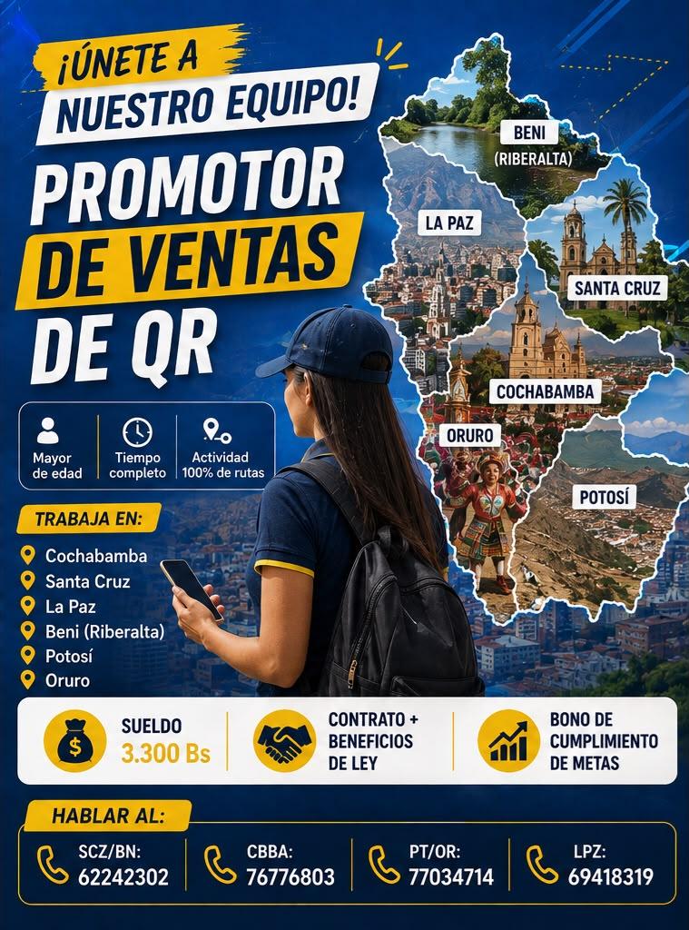 PROMOTOR DE VENTAS - QR