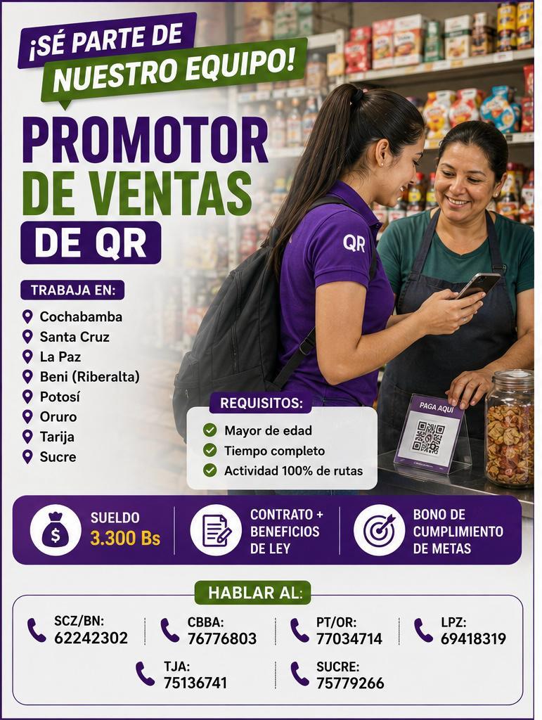 PROMOTOR DE VENTAS